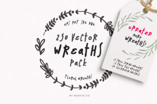 250 Wreaths Vector: A Graphic Design Asset for Editorial and Web Use