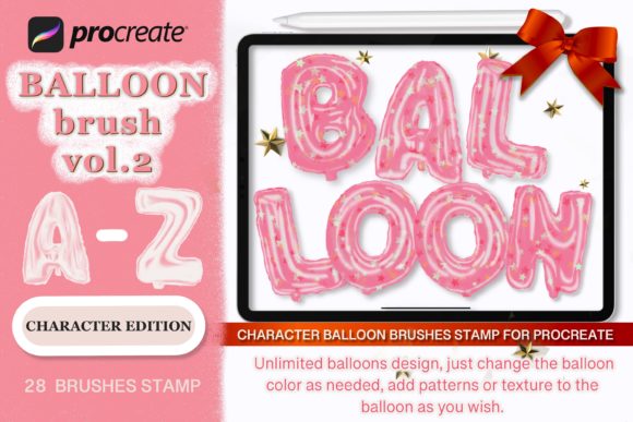 Balloon Stamp Brush for Procreate Vol.2 - Graphics & Brushes Review