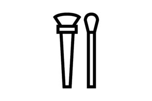 Brushes Icon: A Versatile Graphic Design Asset for Icons and Digital Products