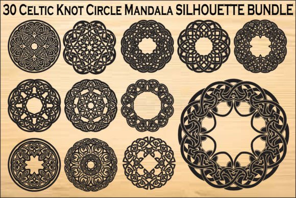 Celtic Knot Circle SVG Bundle for Crafts and Graphics