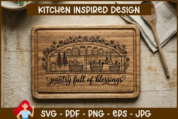Funny Farmhouse Baking Cutting Board Graphics