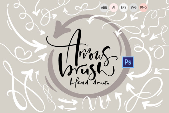 Hand Drawn Arrows Brush for Local Business Graphics