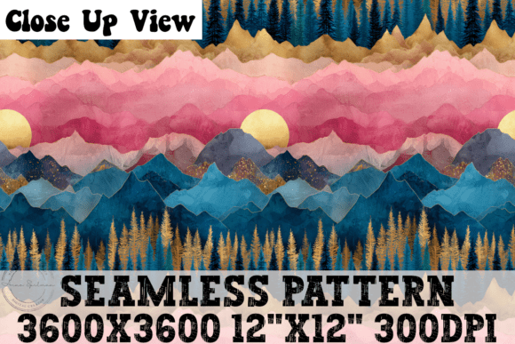 Mountain Landscape Seamless Pattern: A Designer’s Review