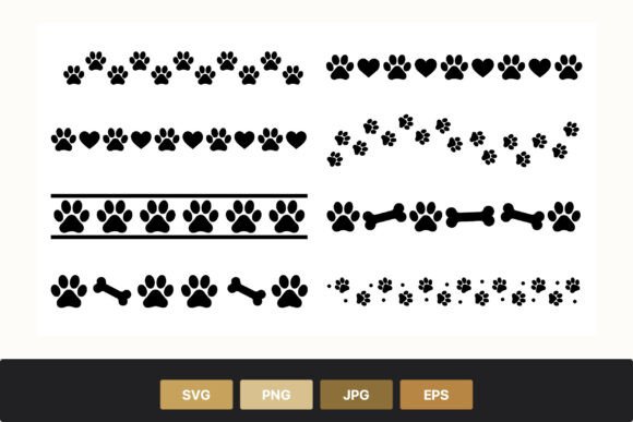 Paw Prints Hearts Borders: A Designer’s Review