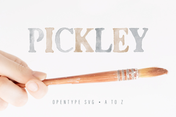 Pickley Color Fonts for Modern Web Design