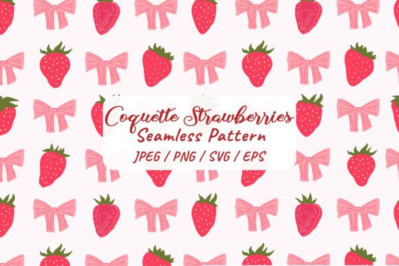Review: Spring Coquette Strawberry Bow Pattern for Embroidery