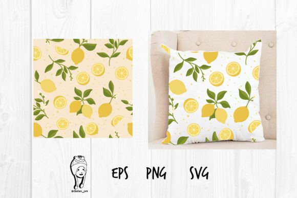 Seamless Lemon Pattern: Graphics & Patterns