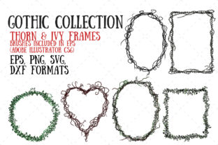 Thorn and Ivy Frames - Graphics for Handmade Creations